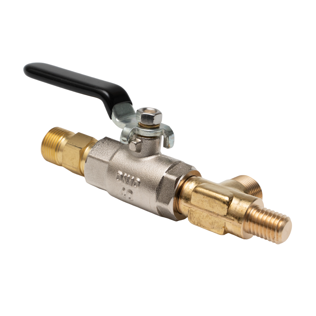 Шаровой кран с коленом Dinline/Dinflow (Инертные газы) G3/8"